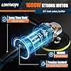 LDHTHOPI Buffer Polisher, 1600W 7 Inch/6 Inch Rotary Buffer Polisher Waxer, 7 Variable Speed 1000-3500 RPM, Detachable Handle for Car, Boat Sanding, Polishing, Waxing