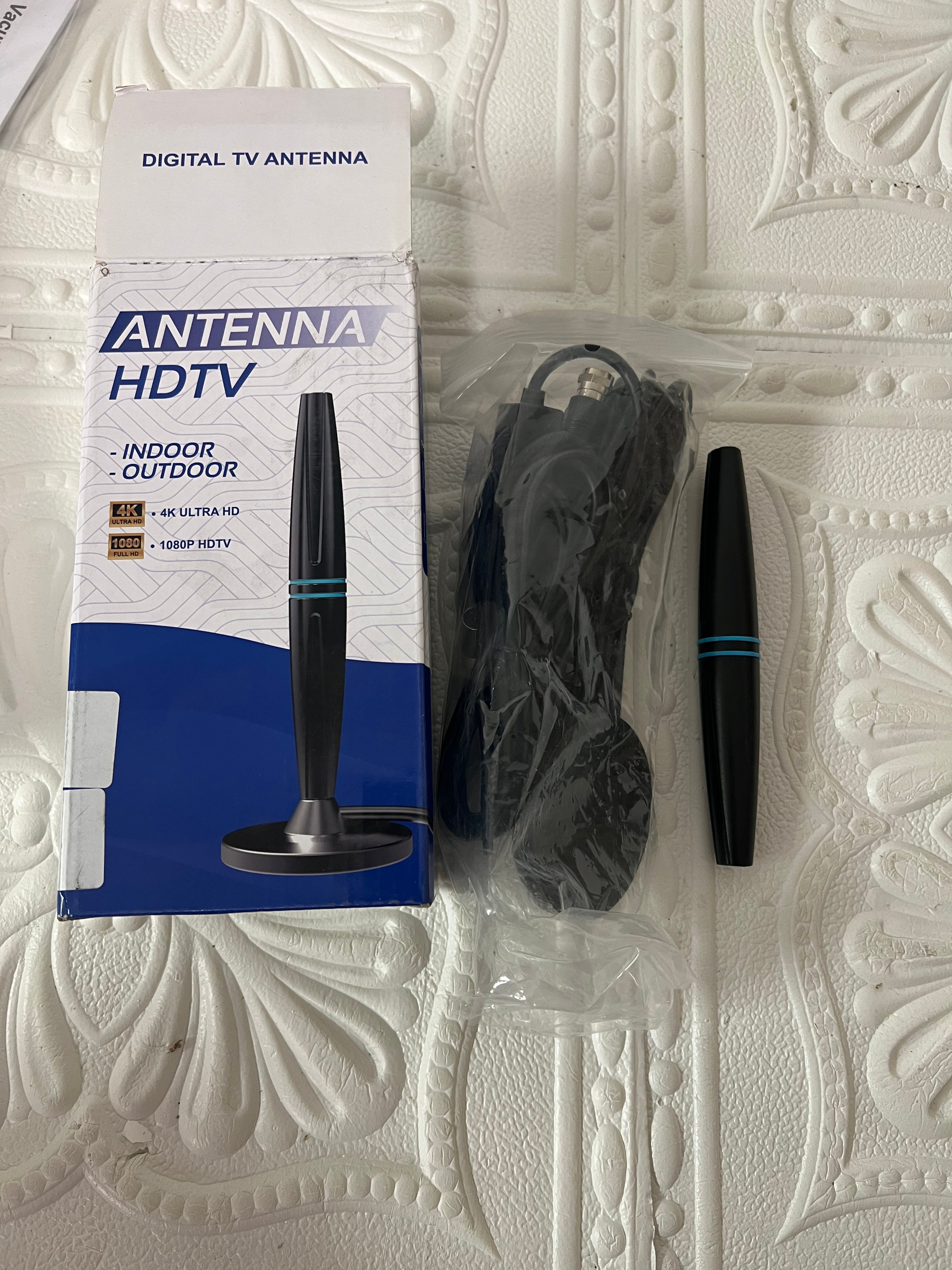 TV Antenna Indoor, Antenna for Smart TV, Support 4K